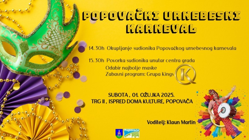 Popovački urnebesni karneval 2025